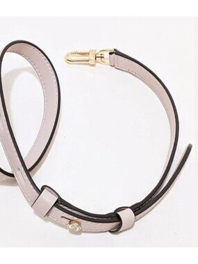 Michael Kors Adjustable Crossbody Strap Beige Leather Gold Hardware Replacement